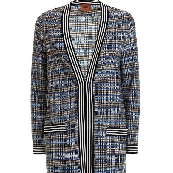 Missoni Long Line Open front Cardigan - Picture 1 of 12